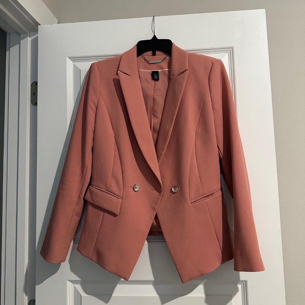 WHBM Pink Blazer Size 2
